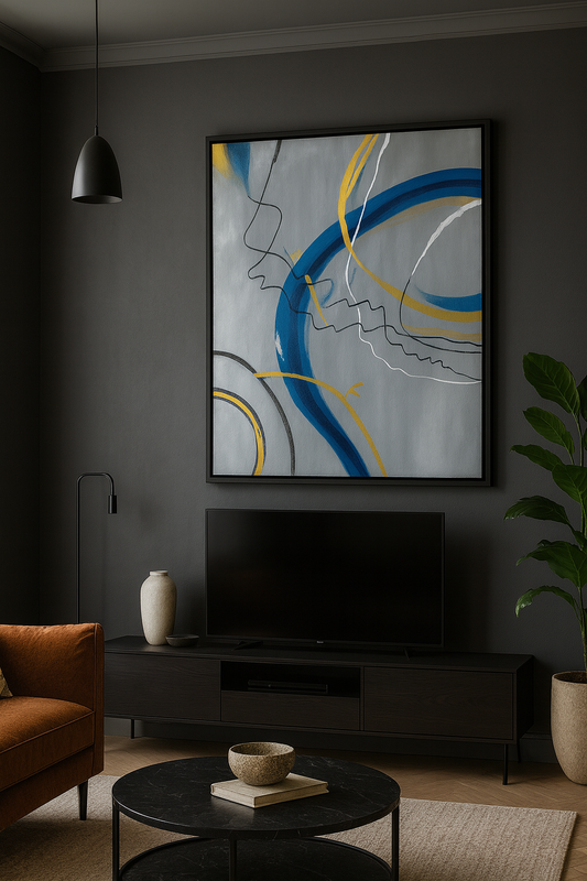 Golden Flux - Hand Painted