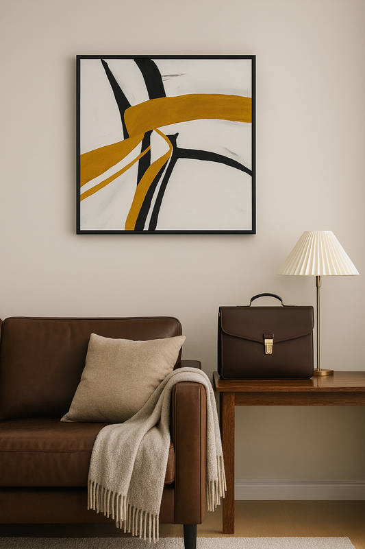 Golden Stride - Hand Painted