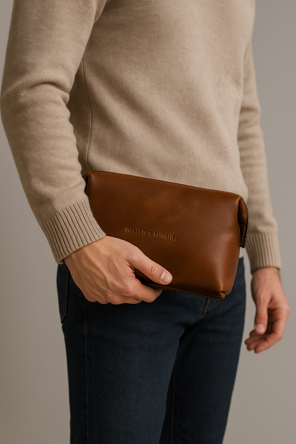 Toiletry Essential - Signature Brown