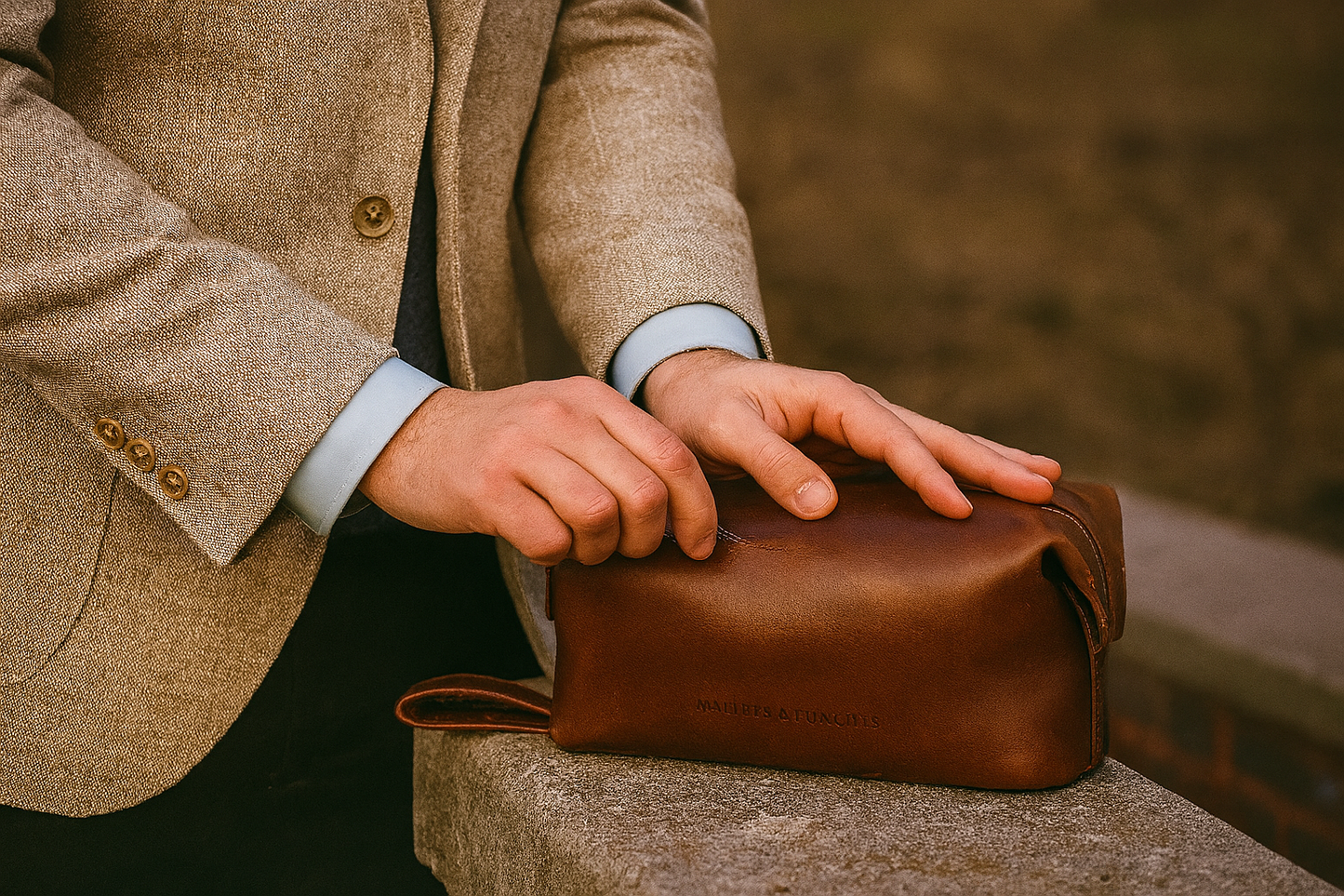Toiletry Essential - Signature Brown