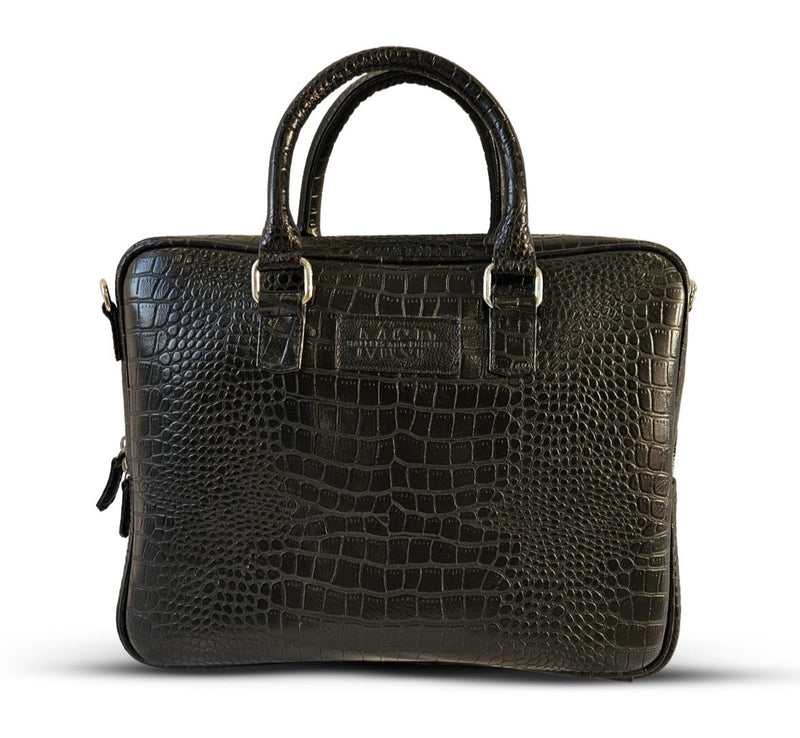 Compact Satchel - Crocodile