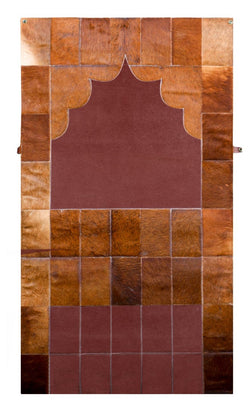 Leather Prayer Mat Camel Brown