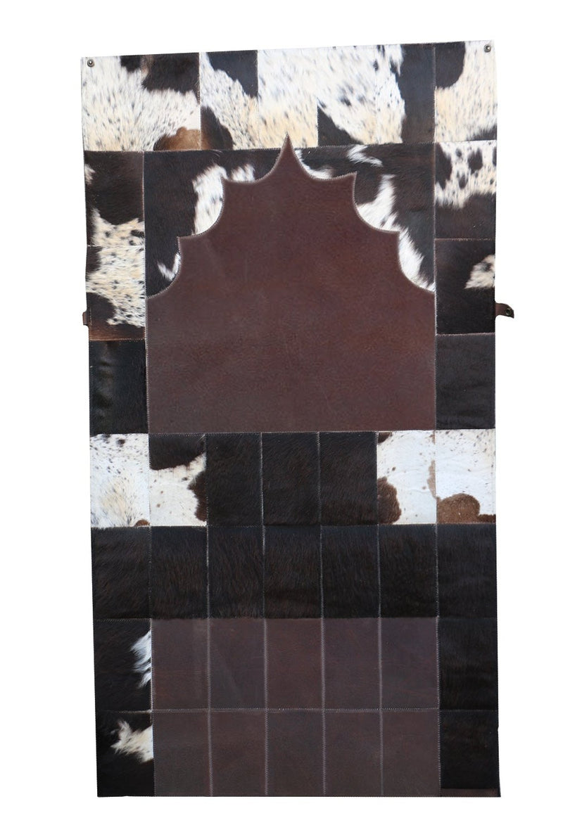 Leather Prayer Mat Brown/White