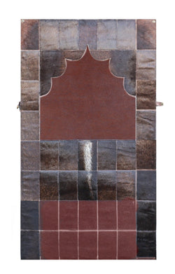 Leather Prayer Mat Mocha Brown